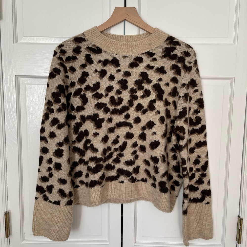 H&M Cheetah Print Sweater